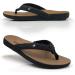 Footlogics Zullaz Xanthe Orthotic Flip Flops - Pewter, Size 8 | Stylish & Elegant Women's Sandals with Arch Support - Buy Online on GoSupps.com