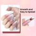 JEWHITENY 3 Colors Poly Nail Extension Gel Set - 30ml Pink White & Brown for French Manicure | DIY Nail Art & Home Salon Beauty Gift - Buy Online on GoSupps.com