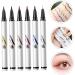 DRESSOOS 6pcs Colored Eyeliner White Liquid Eyeliner Matte Liquid Eyeliner White Eye Liner Eye Makeup Abs - Buy Online on GoSupps.com