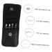 Frcolor Precision Tweezers Kit - Fake Eyebrow Tweezers for Ingrown Hair Removal - 8.5x5.3cm Black Steel Set - International Shipping - Buy Online on GoSupps.com