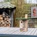 Natural Birch Log Nest Box 32mm Hole - popular with Great Tits Pied Flycatchers Tree Sparrows and House Sparrows - Buy Online on GoSupps.com