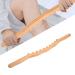 Wooden Gua Sha Massage tools wooden Schabestab massage tab with wave handle hand polished Gua SHA massage tab soft tissue myofascial release