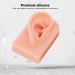 ZJchao 3Pcs Silicone Ear Model - 3 Colors Soft & Flexible Right Ear Simulation Display Props - Buy Online on GoSupps.com