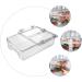 GLEAVI 1pc Box Suction Cup Storage Refrigerator Organizer re-usable White 23.5x17cm - Buy Online on GoSupps.com