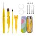 Multifunctional Ear Wax Removal Kit with Soft Silicone Spoons - 4-in-1 Tools for Gentle Cleaning Suitable for Men Women Kids and Babies