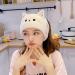 Bottone Plush Big Hairband Soft -face Embroidery Headband Elastic -slip Fleece Headwrap for Washing Face Makeup Tool Light pink - Buy Online on GoSupps.com
