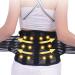 Tourmaline Magnetic Lordosis Support Belt - 9 Piece Steel Bone Waist & Spine Pain Relief Corrector for Men - Buy Online on GoSupps.com