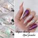 Holographic Nail Art Glitter Iridescent Flakes - Mermaid Bright Colorful Star Gradient Nail Sequins - Summer Nail Decoration - Buy Online on GoSupps.com