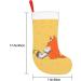 YYHHAOFA Sunflower Seeds and Foxes Picture Christmas Decorative Stockings : Soft Light and Tactile Suitable for Christmas Holiday Party - Buy Online on GoSupps.com