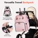 Buy Lekespring Baby Wrap Backpack - Large Waterproof Diaper Bag with Pocket Stroller Belts & Diaper Pad | Pink - Buy Online on GoSupps.com