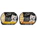 Cesar Simply Crafted Wet Dog Food Chicken Flavour 37g Pack of 10 & Simply Crafted Wet Dog Food Chicken Carrots Barley & Spinach 37g Pack of 10
