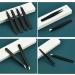 YAWALL Women Eyebrow Tweezers Set for Ingrown Hair Removal - Stainless Steel Precision Tweezer Kit with Case for Splinter and Facial Hair - 4PC Set - Buy Online on GoSupps.com