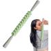 Lesunbak Muscle Massage Tab & Roller - Multi-Purpose Relaxation Tool for Athletes | Ideal for Thighs Neck & Travel - Green - Buy Online on GoSupps.com