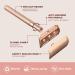 Double Edge Safety Razor with 10 Blades | Eco-Friendly Reusable Metal Razor for Men & Women | Zero Waste Shaving - Gold - Buy Online on GoSupps.com