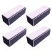 Nail Buffer Block (4 pack) Nail Shine Buffers Blocks Files for Natural and Acrylic Nails All-in-One Nail Smoother Buffing Block Polisher Fingernail File Buffer 120/600/3000 Grit for Buffing Shinning