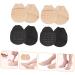 4 Pairs Forefoot Socks - Sweat-Absorbent & Breathable High Heel Pads | Cushioning Anti-Skid Toe Toppers - Buy Online on GoSupps.com