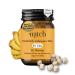 NATCH tooth cleaning tablets without fluoride toothpaste tablets 85 tabs for healing the gums and for sensitive teeth Dr.Shaman with ginger foams vegan & plastic -free toothpaste without fluoride