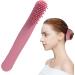 Buy Generic Silicone Massage Comb with Long Handle | Scalp Massage Comb for All Hair Types - Soft Silicone Ridge | Perfect for Men Women Teens & Girls - Rose Color - Buy Online on GoSupps.com