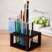 Foraineam 4-Pack 96 Holes Pencil & Brush Holder - Plastic Desk Organizer Stand Holder for Pencils Pens Paint Brushes Modeling Tools Office & Art Supplies - Buy Online on GoSupps.com