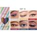  GL-Turelifes GL-Turelifes 6 Colors Matte Liquid Eyeliner Set Colorful Waterproof Eyeliner Pen Matte Pencil (B) - Buy Online on GoSupps.com