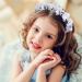 Campsis Girls Rhinestone Flower Headband - White Communion/Bridal Hair Accessory - Buy Online on GoSupps.com