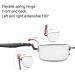 Yimi Multifocus Transition Reading Glasses - Spring Hinge Blue Light Blocking Photochrome Black 1.0x - Ideal for Computer Use - Buy Online on GoSupps.com