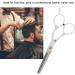 LINKANRUO Professional Hair Cutting Set Salon Barber Hair Shear Thining Regular Scissor Stainless Steel Material Durable for Barber Salon Pet Home Two Pieces Scissors (Size : Thining Scissor) - Buy Online on GoSupps.com
