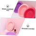 Housoutil Makeup Brush Scrub Pad Scrubber Brush Cleaning Bowl Foldable Bowl Silicone Brush Cleaning Pad Folding Silicone Bowl Makeup Accessories Brush Cleaning Tool Silica Gel Pink - Buy Online on GoSupps.com