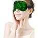 Green Raster Symbols Playing Cards Sleep Mask - Adjustable Strap, Blocks Light, Ideal for Travel - Men and Women - Buy Online on GoSupps.com