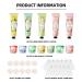 18 Set Bridal Shower Favors - Hand Cream & Lip Balm Bulk Gifts for Weddings & Baby Showers with Organza Bags & Thank You Cards - Buy Online on GoSupps.com