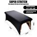 Stretchy Lash Bed Cover - Protective Spa Treatment Sheet Set for Lash/Massage Bed (Black) - Buy Online on GoSupps.com