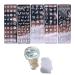 Frcolor 7 pieces of nail stamps set nail stamp and scrapers nail stamp with leaves Flowers Animals Image plates for DIY nail decoration (5 pieces of nail art stamp plate + 1 piece
