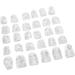 30 Pcs Transparent Rubber Toe Protectors for Scorpions - Superior Protection & Comfort - Buy Online on GoSupps.com