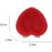 Fawziya Bling Heart Makeup Mirror 2X Magnifying - Red | Compact, Portable Beauty Mirror - Buy Online on GoSupps.com