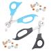 2 PCS Scissors-Shaped Pill Cutter Sharp Blade Pill Splitter Pill Splitter Scissors with Stainless Steel Blade and Ergonomic Handle for Accurately Dividing Various Size of Vitamins Tablets Pills Pill