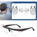 Lngjin Unisex Adjustable Focus Reading Glasses - Myopia -6D to +3D | Variable Focus Glasses for Men & Women - Buy Online on GoSupps.com