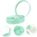 JECOMPRIS Travel Contact Lens Kit - Includes Container Solution & Case - Eye Protection - Portable Green Set (7.5x7.5x2.8cm) - Perfect for Colored Lenses - Buy Online on GoSupps.com