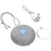 Portable White Noise Machine Baby - 17 Soothing Sounds | 8 Night Lights | USB Rechargeable | Travel Size for Sleeping & On The Go - A-Grey - Buy Online on GoSupps.com