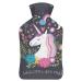 Hot Water Bottle With Lid Floral Unicorn Rubber Hot Water Bag For Pain Relief Cramps Foot Warmer Hot And Cold Therapy