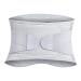 Siopob Back Brace | Anti-Skid Lumbar Support - Lower Back Brace With Adjustable Support Straps Anti-Skid Sweat- Band Com-fortable Gym Accessories Gray Size M
