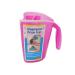 Kids Shampoo Rinse Cup | Tear-Free Baby Bath Pail | Pink Baby Rinser - 3 Color Options - Buy Online on GoSupps.com