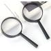 U-M Magnifying Glass 10x Handheld Reusable Plastic Magnifier for Learning Reading Books Newspaper and Fault Finding 10*40MM - Buy Online on GoSupps.com