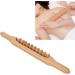 Wood Lymphatic Massage Roll Rod | Myofascial Relief & Gastro-Cellulite Massager | 10-Wheel Body Massage Tool for Optimal Wellness - Buy Online on GoSupps.com