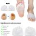 Silicone Toe Spreader Set - Bunion & Hammer Toe Correction Gel Separator for Pain Relief - 4 Pairs - Buy Online on GoSupps.com