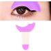 Eyelash Eyeline Guard 2 Curves Precise Application Prevent Multifunctional Easy to Use Silicone Material for Eyeshadow Guide (Purple) - Buy Online on GoSupps.com