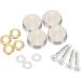 YUMIN 16 mm Stainless Steel Mirror Nail Screw Cap (80 Pieces) - Buy Online on GoSupps.com