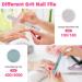 Gel Nail Polish Remover Kit - TsMADDTs 10pcs Remover Clips, Cuticle Trimmer, Nail Cotton Pads, Brush, File - 400/4000 Grit - Buy Online on GoSupps.com
