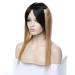 Buy 1 Tresse Remy Real Hair Extensions - Hair Part Extensions with Wire - Smooth White Brown/Light Blond #12P613 - 18 (45cm) - 65g - International Shipping Available - Buy Online on GoSupps.com