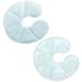 Navaris Thermo Pads Chest Pillow Set - 2 Gel Pearl Cooling & Heating Pillows for Breastfeeding - Reusable Warm Cold Compress - Blue - Buy Online on GoSupps.com