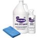 Plexon Microfiber Cleaning Cloth with Instant Carpet Spot Remover Spray 32 Fl Oz and 128 Fl oz (1 Gallon) refill for Folex Carpet Spot Remover